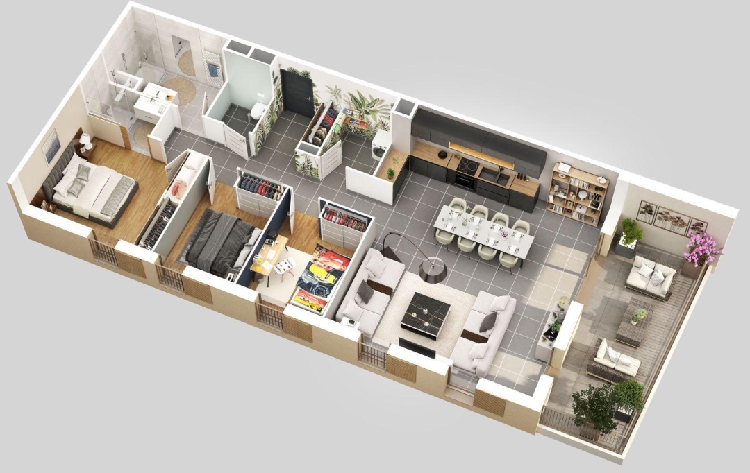 DROME ARDECHE IMMOBILIER : Apartment | BEAUMONT-LES-VALENCE (26760) | 104 m2 | 352 000 € 